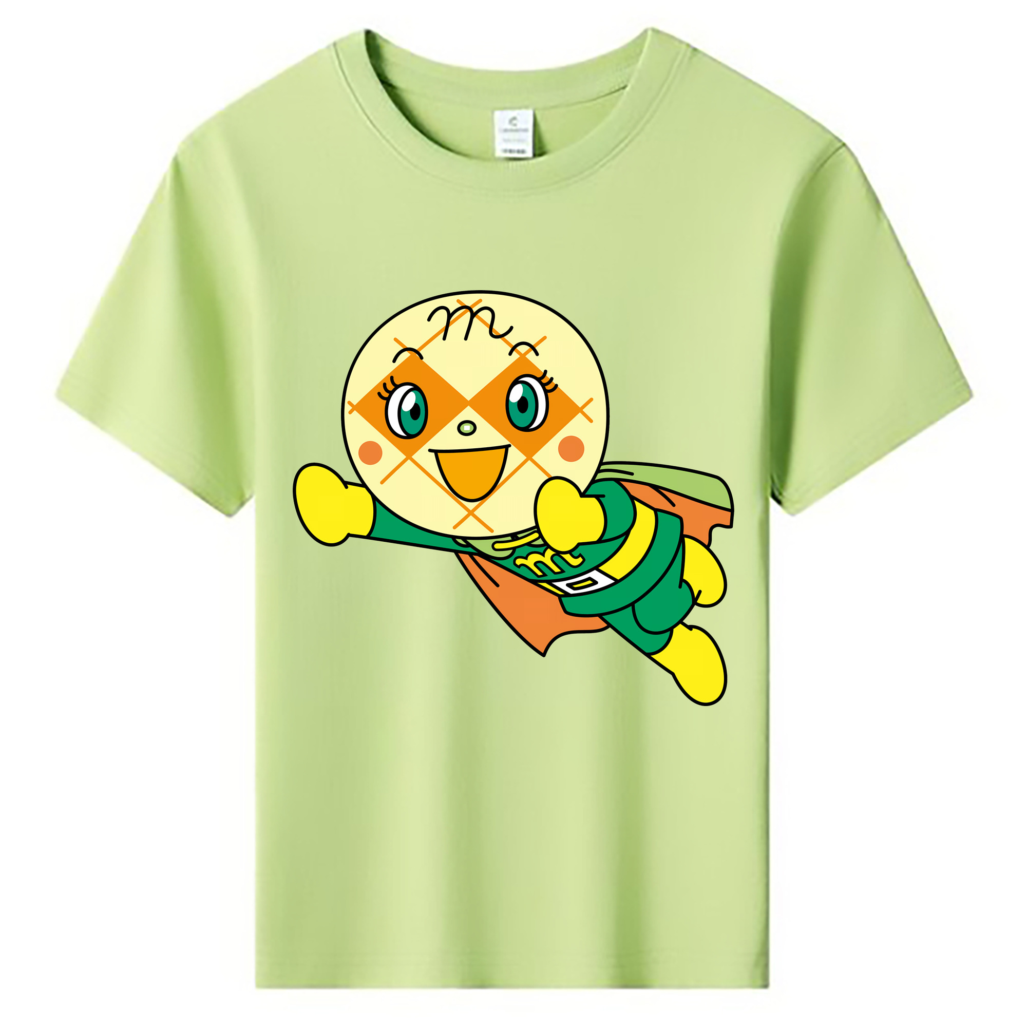 （画像用） アンパンマン Anpanman 綿100％キッズTシャツ（フロントプリント）